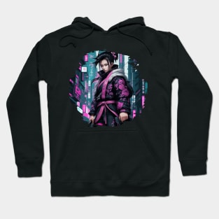 Futuristic Japanese Style Girl Hoodie